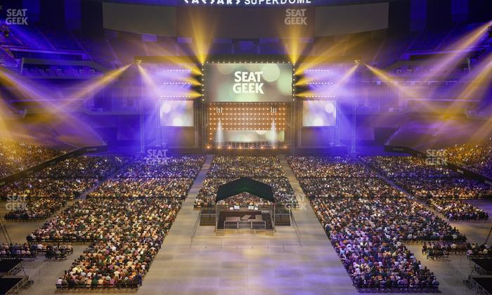 Caesars Superdome - Section 348 Seat View