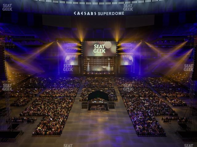 Caesars Superdome - Section 501 Seat View Caesars Superdome - Section 501 Seat View