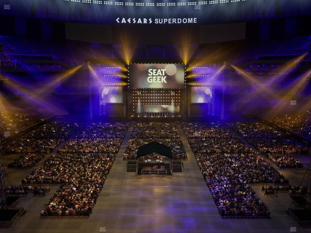 Caesars Superdome - Section 501 Seat View