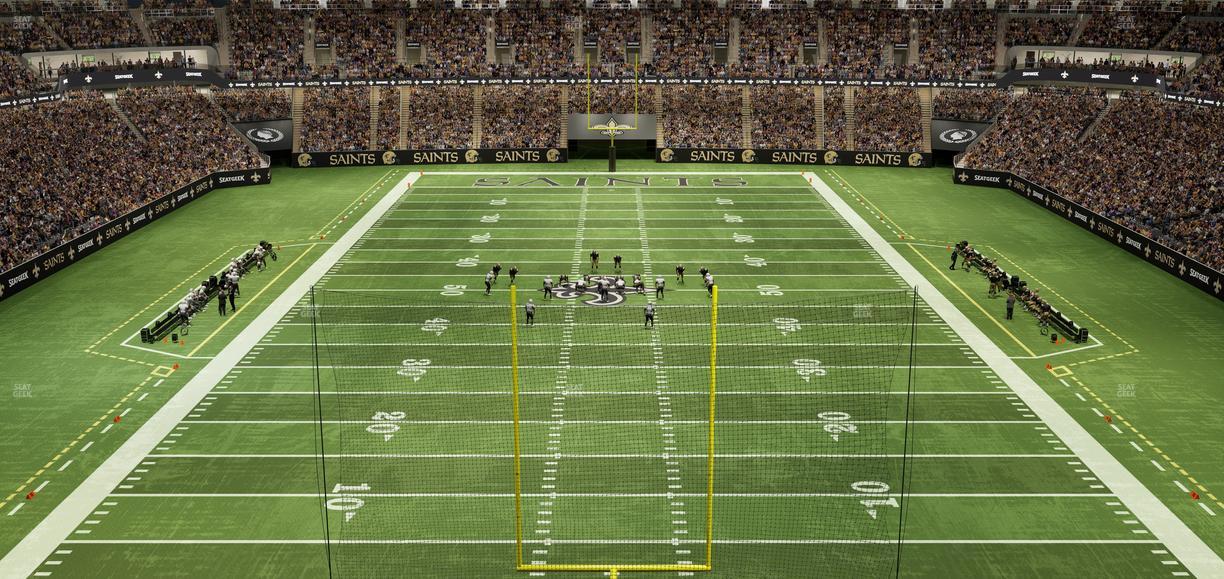 Caesars Superdome - Section 501 Seat View