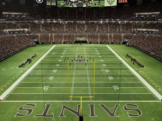 Caesars Superdome - Section 501 Seat View