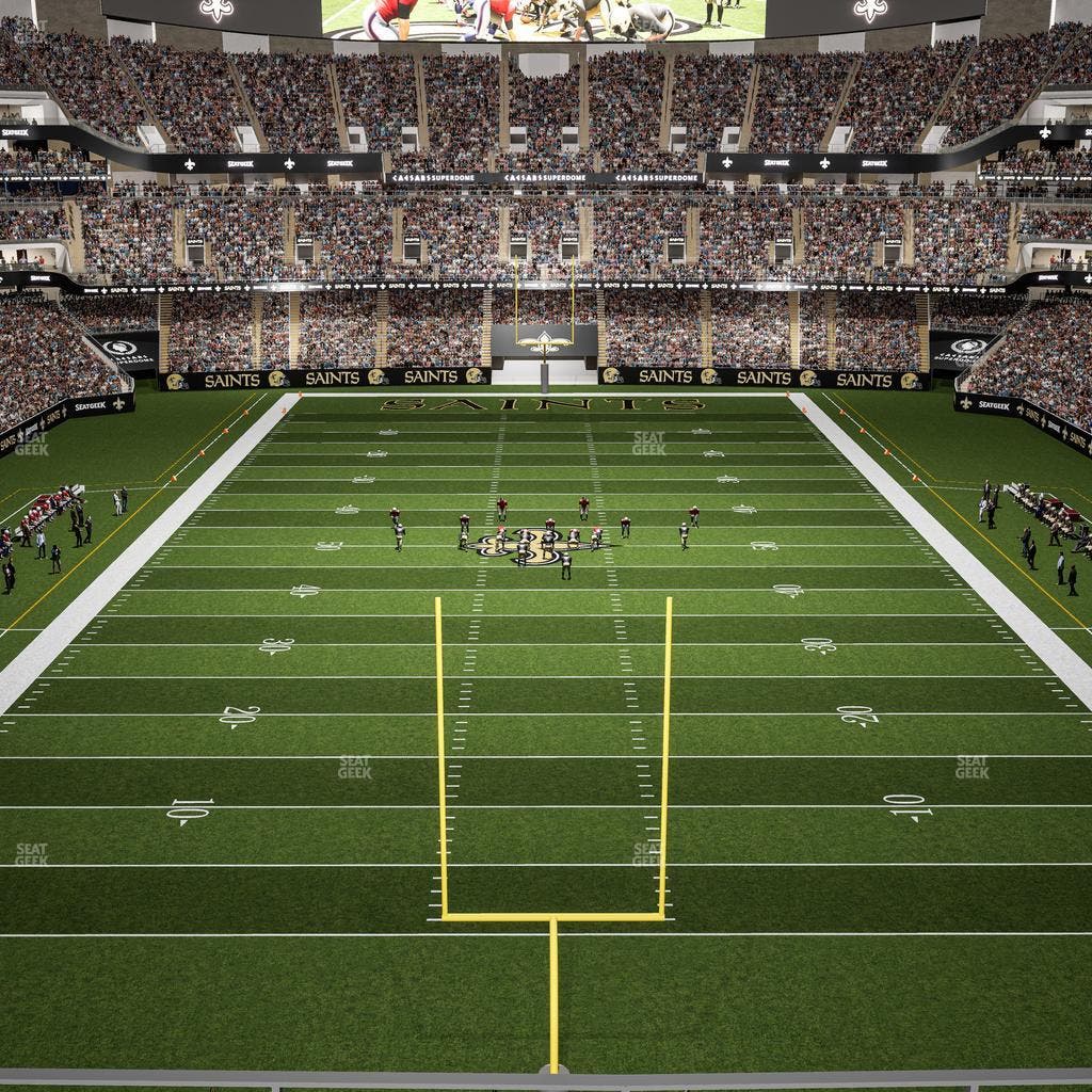 Caesars Superdome - Section 501 Seat View