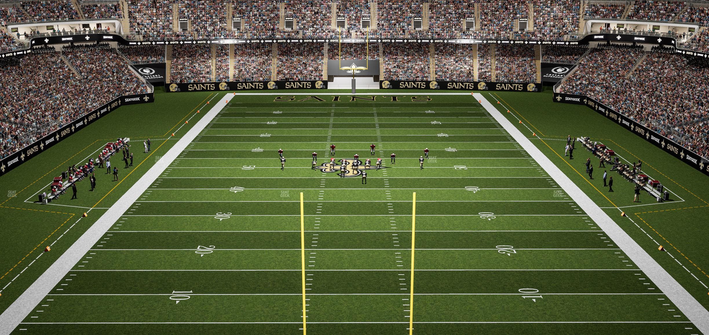 Caesars Superdome - Section 501 Seat View