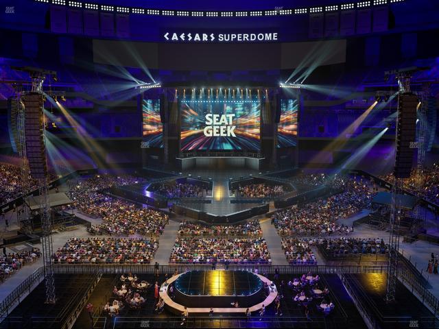 Caesars Superdome - Section 501 Seat View