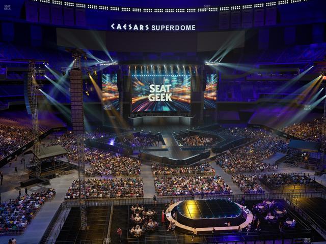 Caesars Superdome - Section 503 Seat View
