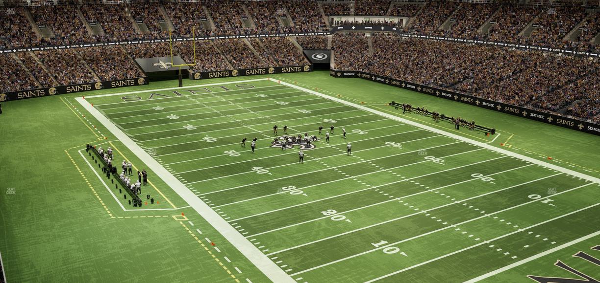Caesars Superdome - Section 504 Seat View