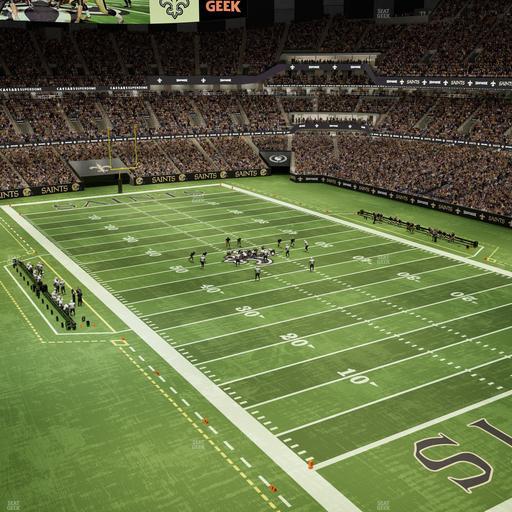 Caesars Superdome - Section 504 Seat View
