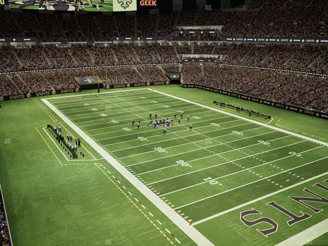 Caesars Superdome - Section 504 Seat View