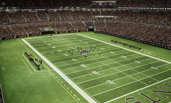 Caesars Superdome - Section 504 Seat View