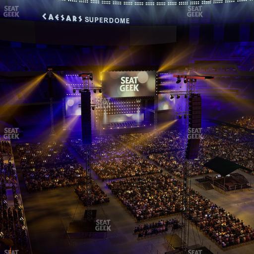 Caesars Superdome - Section 504 Seat View