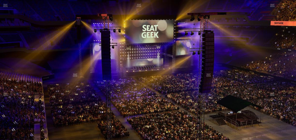 Caesars Superdome - Section 504 Seat View