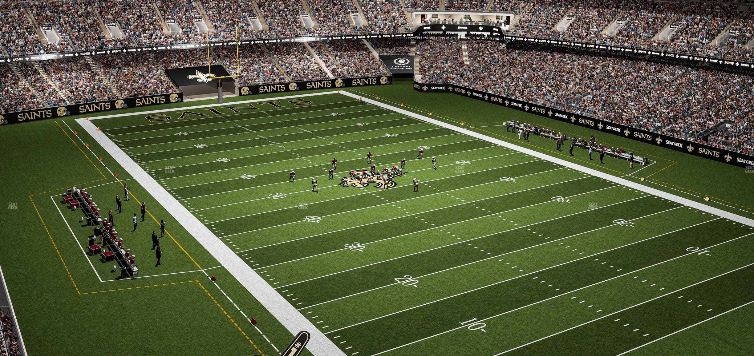 Caesars Superdome - Section 504 Seat View