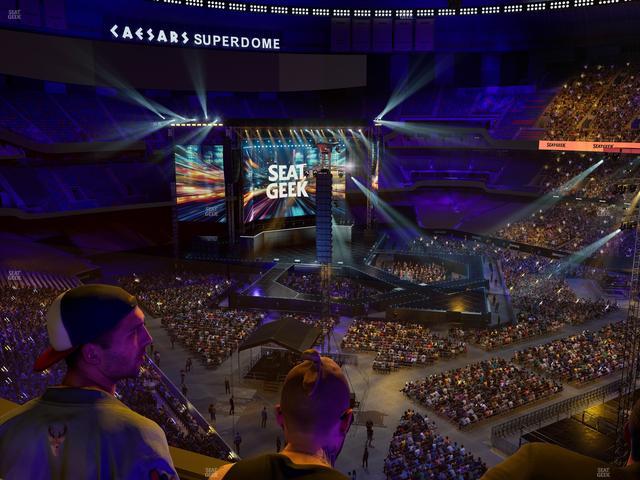 Caesars Superdome - Section 506 Sro Seat View