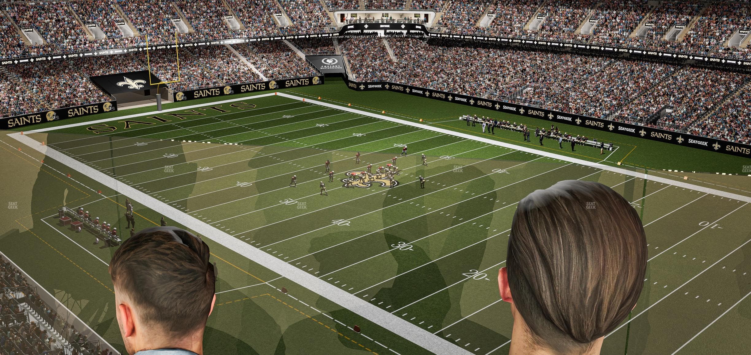 Caesars Superdome - Section 506 Sro Seat View