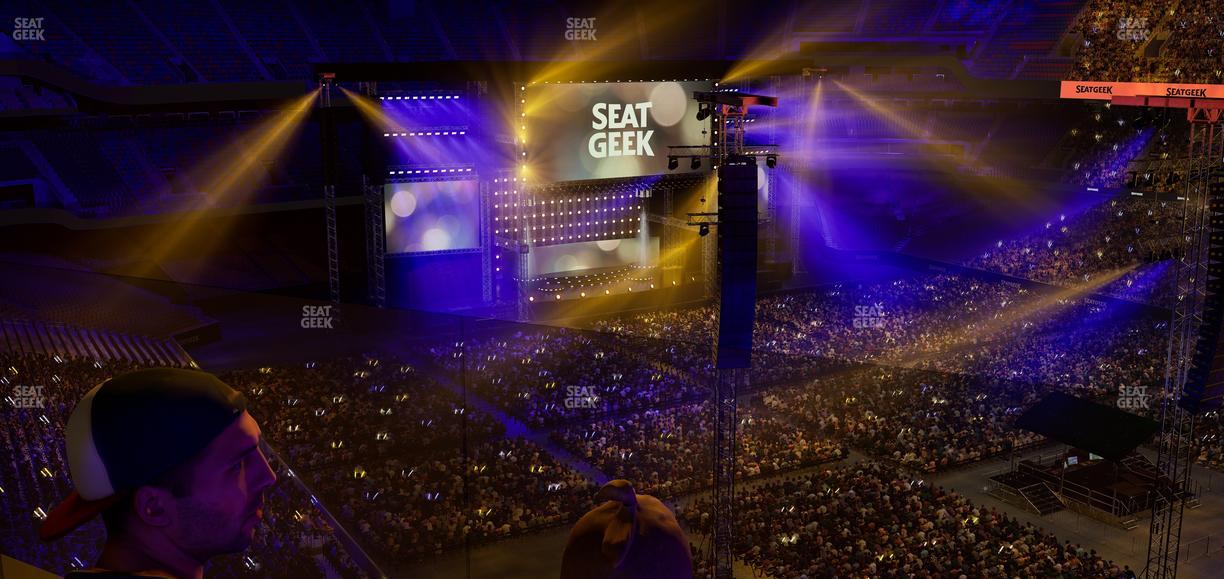 Caesars Superdome - Section 506 Sro Seat View