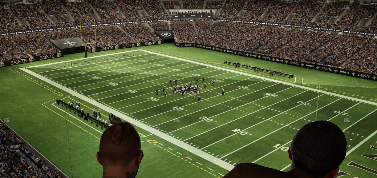Caesars Superdome - Section 506 Sro Seat View