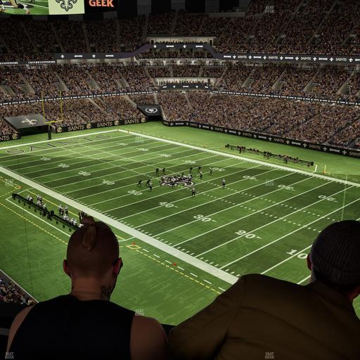 Caesars Superdome - Section 506 Sro Seat View