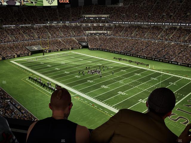 Caesars Superdome - Section 506 Sro Seat View