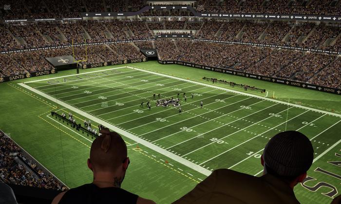 Caesars Superdome - Section 506 Sro Seat View