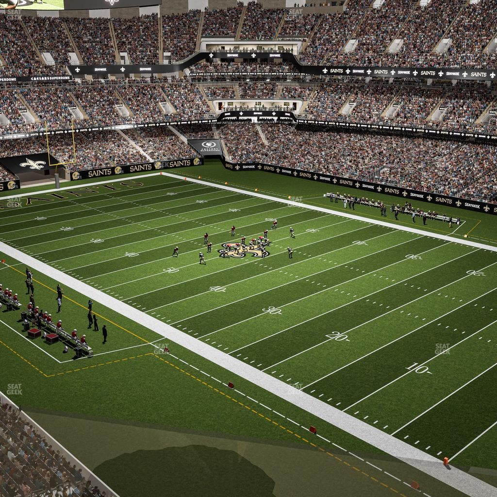 Caesars Superdome - Section 506 Wc Seat View
