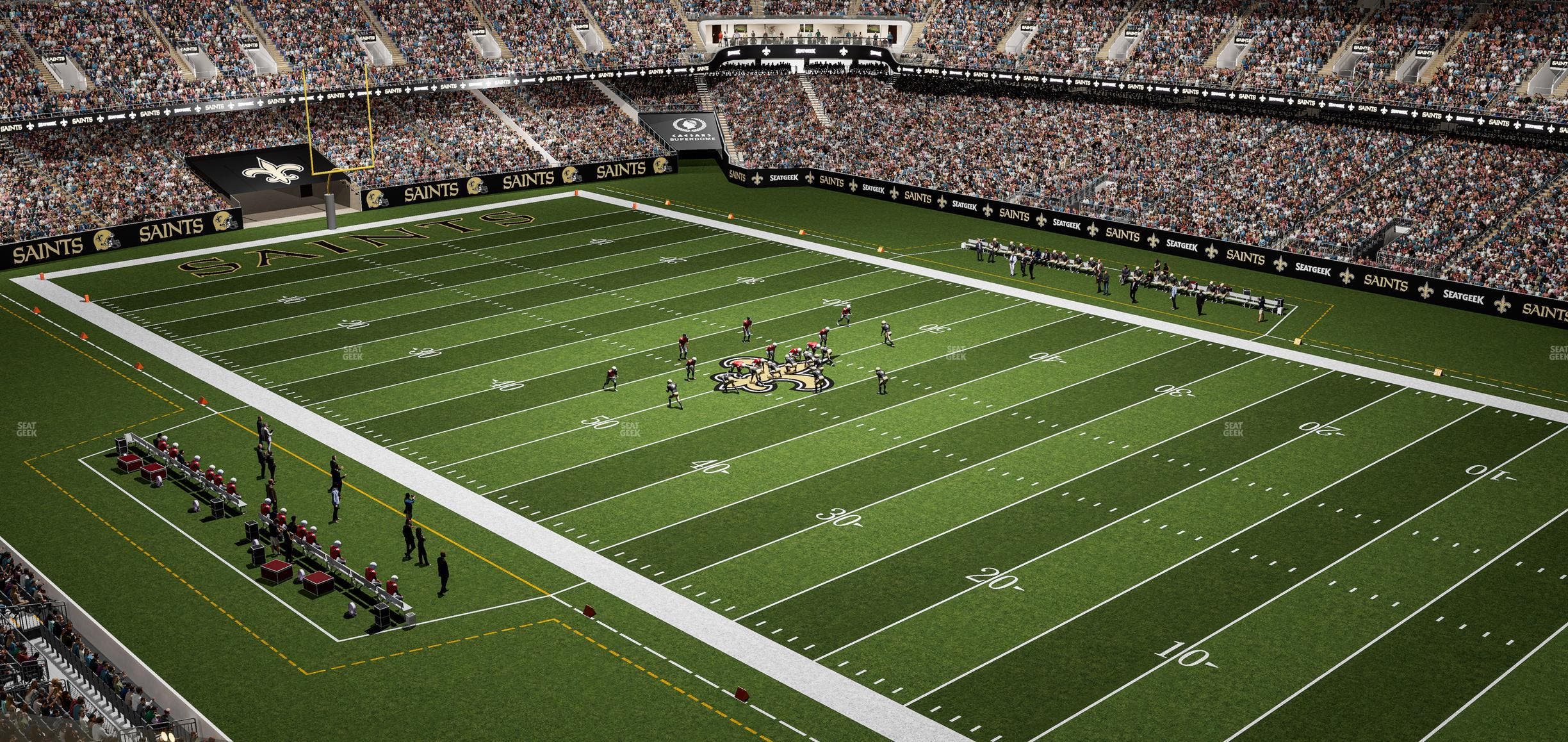 Caesars Superdome - Section 506 Wc Seat View