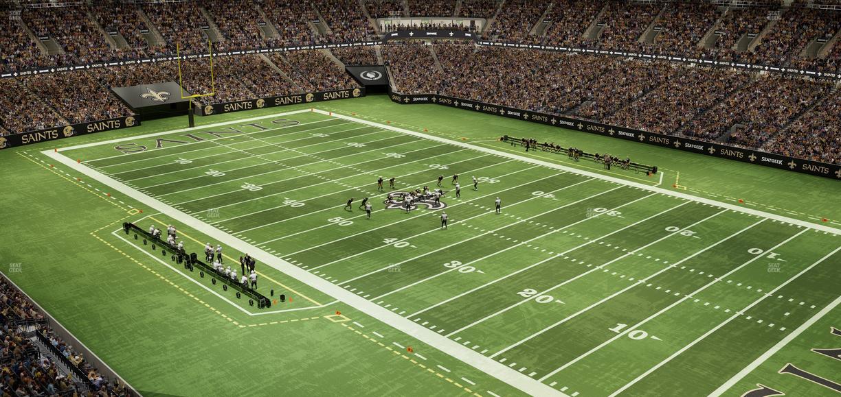 Caesars Superdome - Section 506 Wc Seat View
