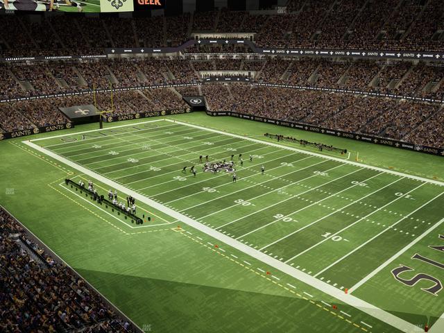 Caesars Superdome - Section 506 Wc Seat View