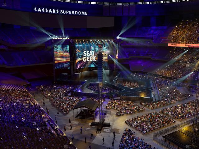 Caesars Superdome - Section 506 Wc Seat View