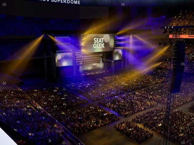 Caesars Superdome - Section 507 Seat View