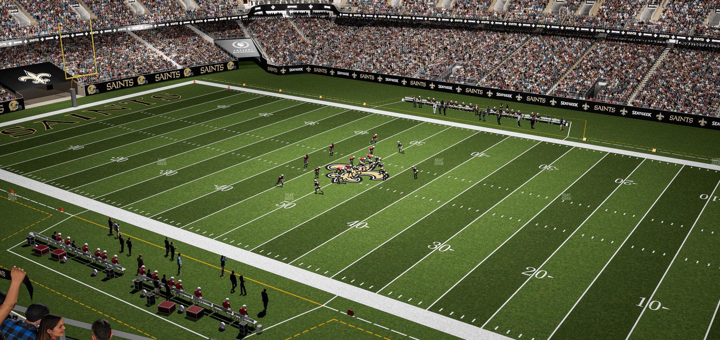 Caesars Superdome - Section 507 Seat View