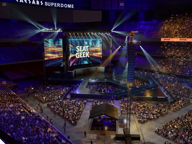 Caesars Superdome - Section 507 Seat View