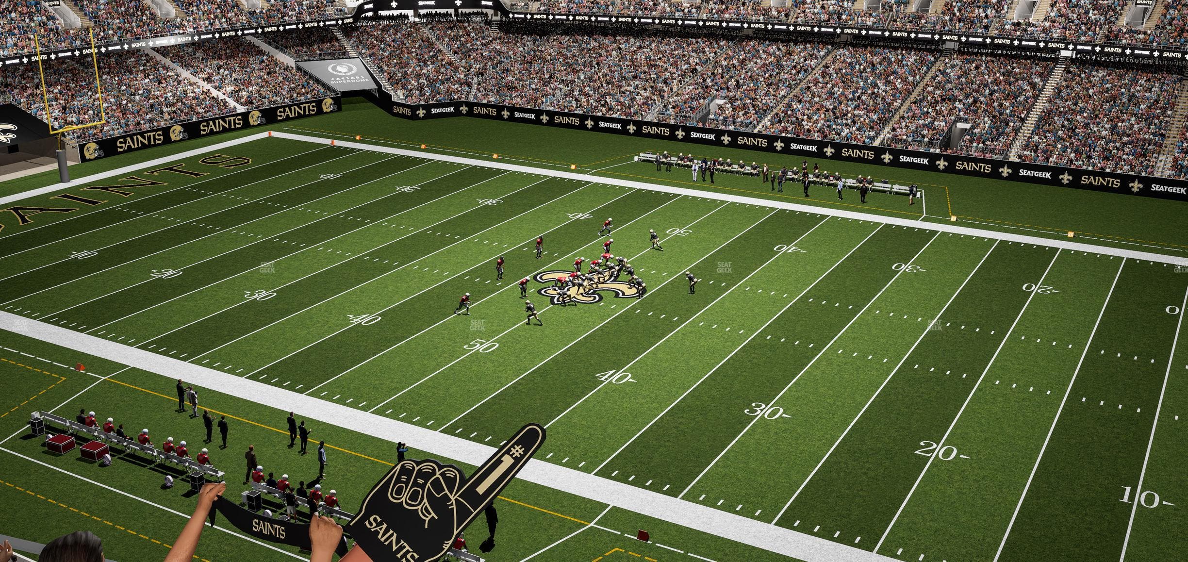 Caesars Superdome - Section 509 Seat View