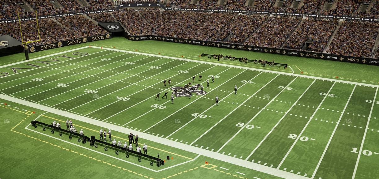 Caesars Superdome - Section 509 Seat View