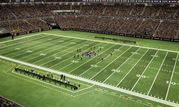 Caesars Superdome - Section 509 Seat View