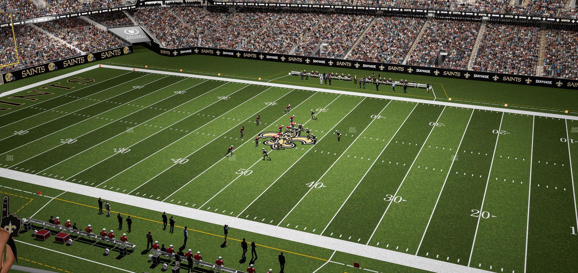 Caesars Superdome - Section 511 Seat View