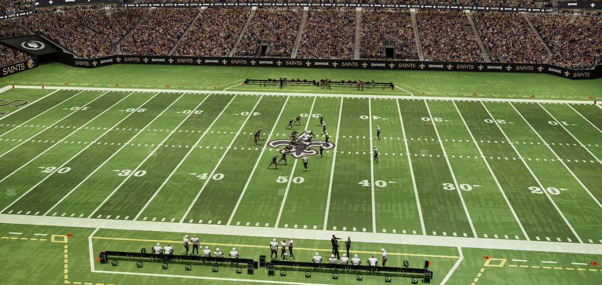 Caesars Superdome - Section 515 Seat View