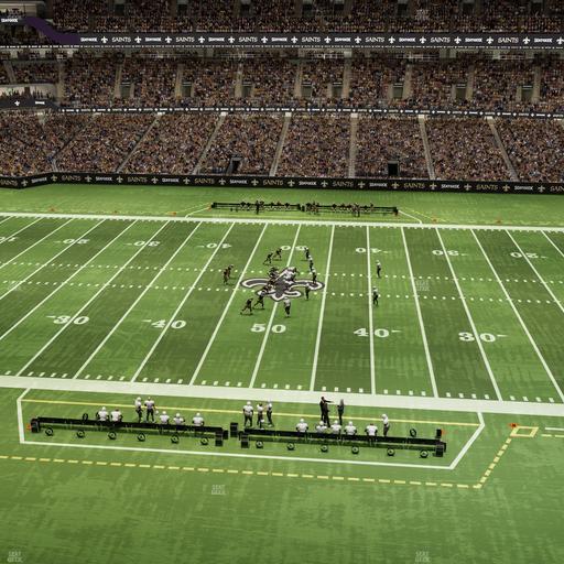 Caesars Superdome - Section 515 Seat View