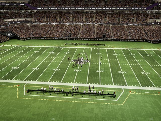 Caesars Superdome - Section 515 Seat View