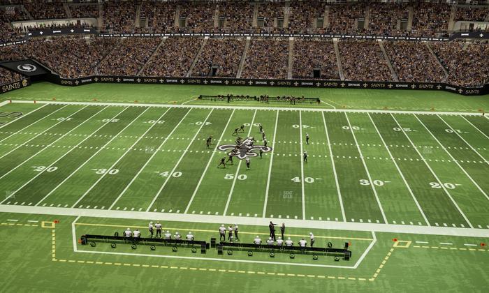 Caesars Superdome - Section 515 Seat View