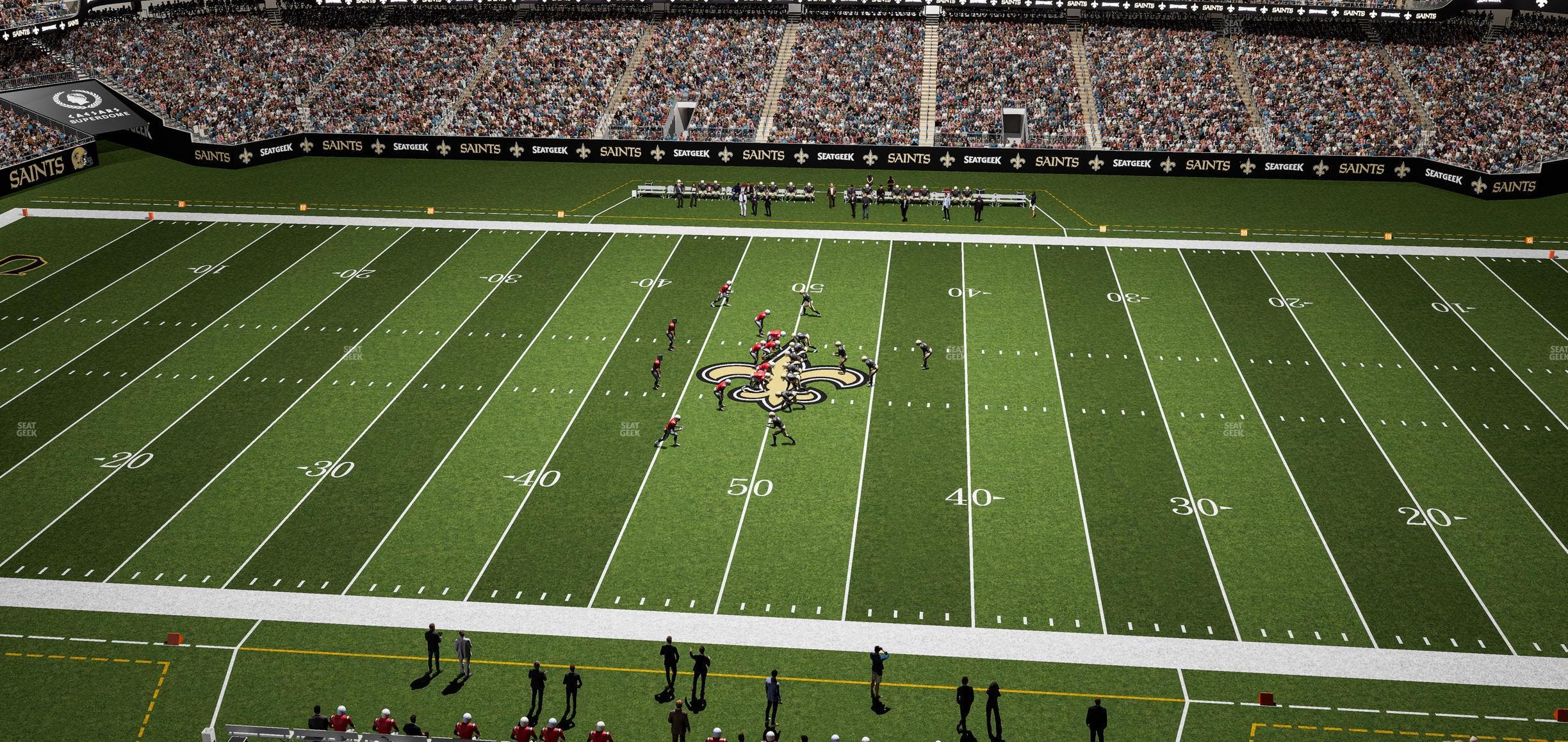 Caesars Superdome - Section 515 Seat View