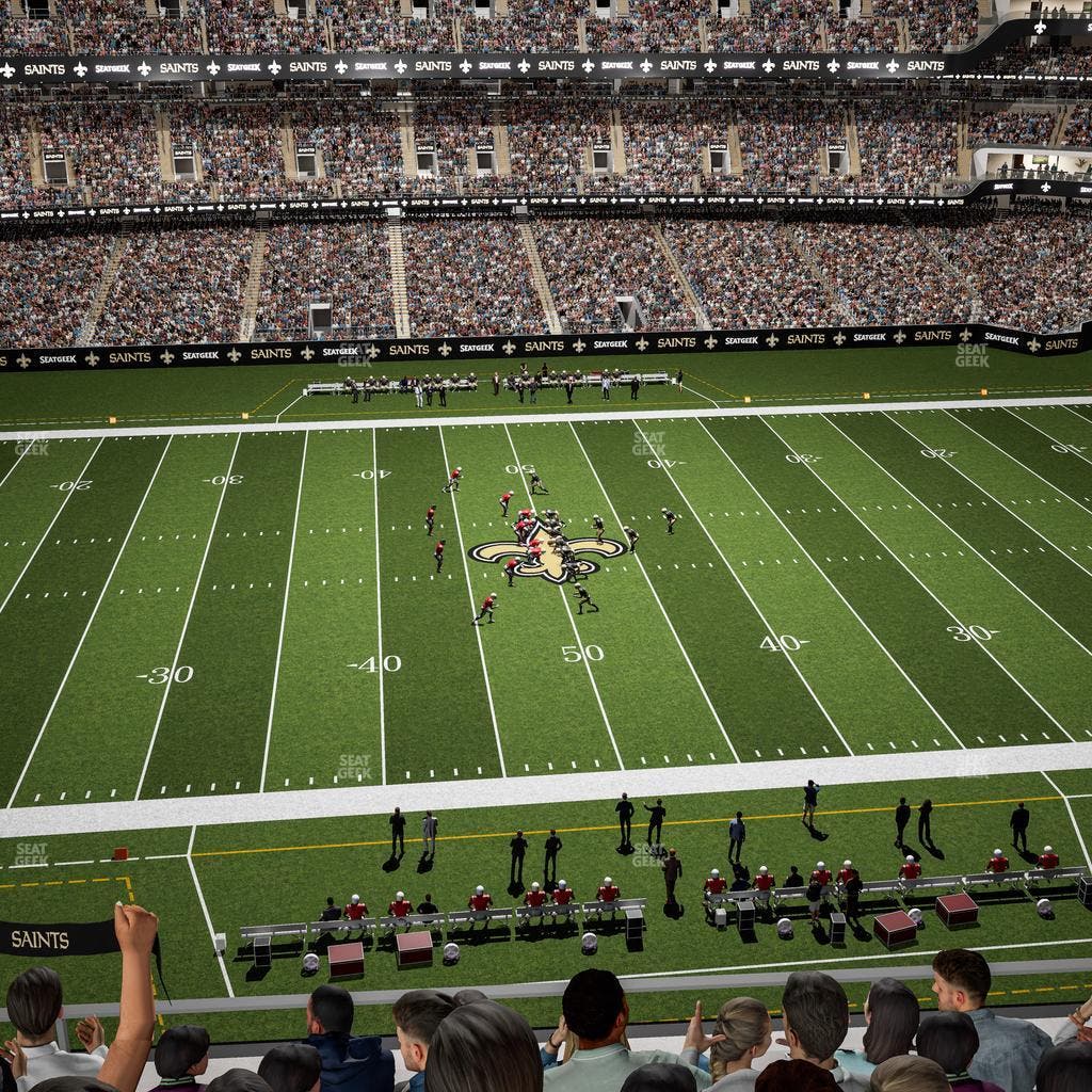 Caesars Superdome - Section 517 Seat View