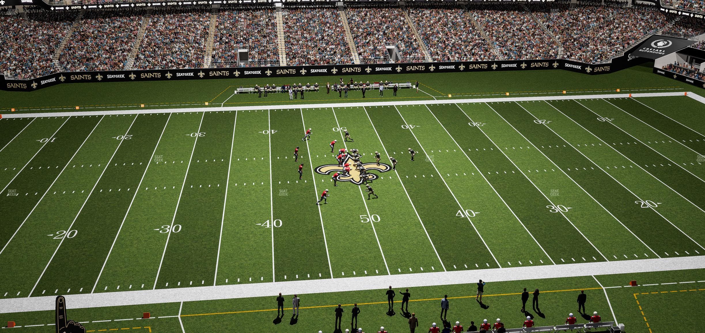 Caesars Superdome - Section 517 Seat View