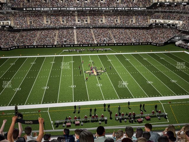 Caesars Superdome - Section 517 Seat View