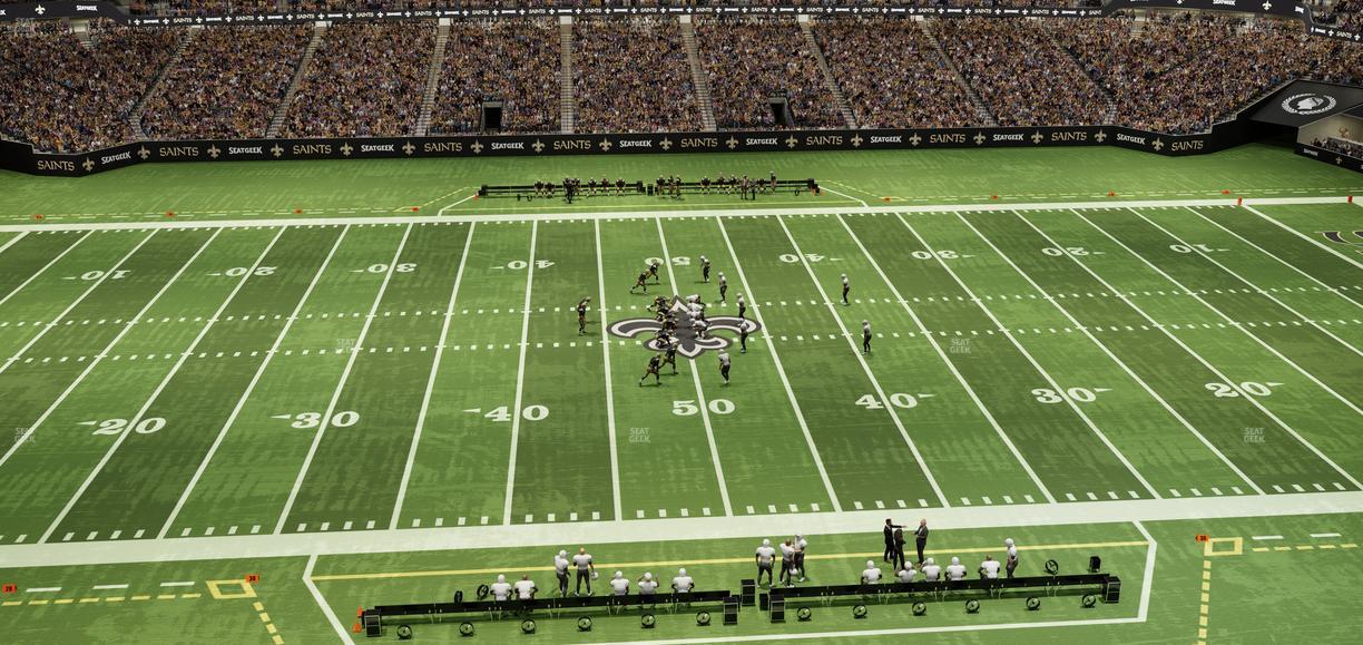 Caesars Superdome - Section 517 Seat View