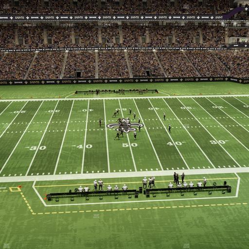 Caesars Superdome - Section 517 Seat View