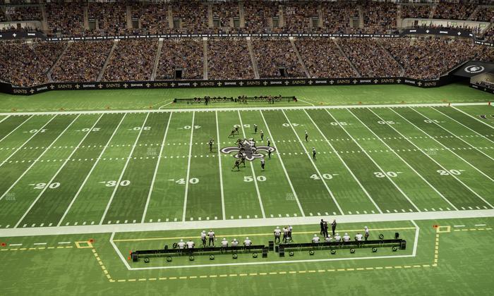 Caesars Superdome - Section 517 Seat View