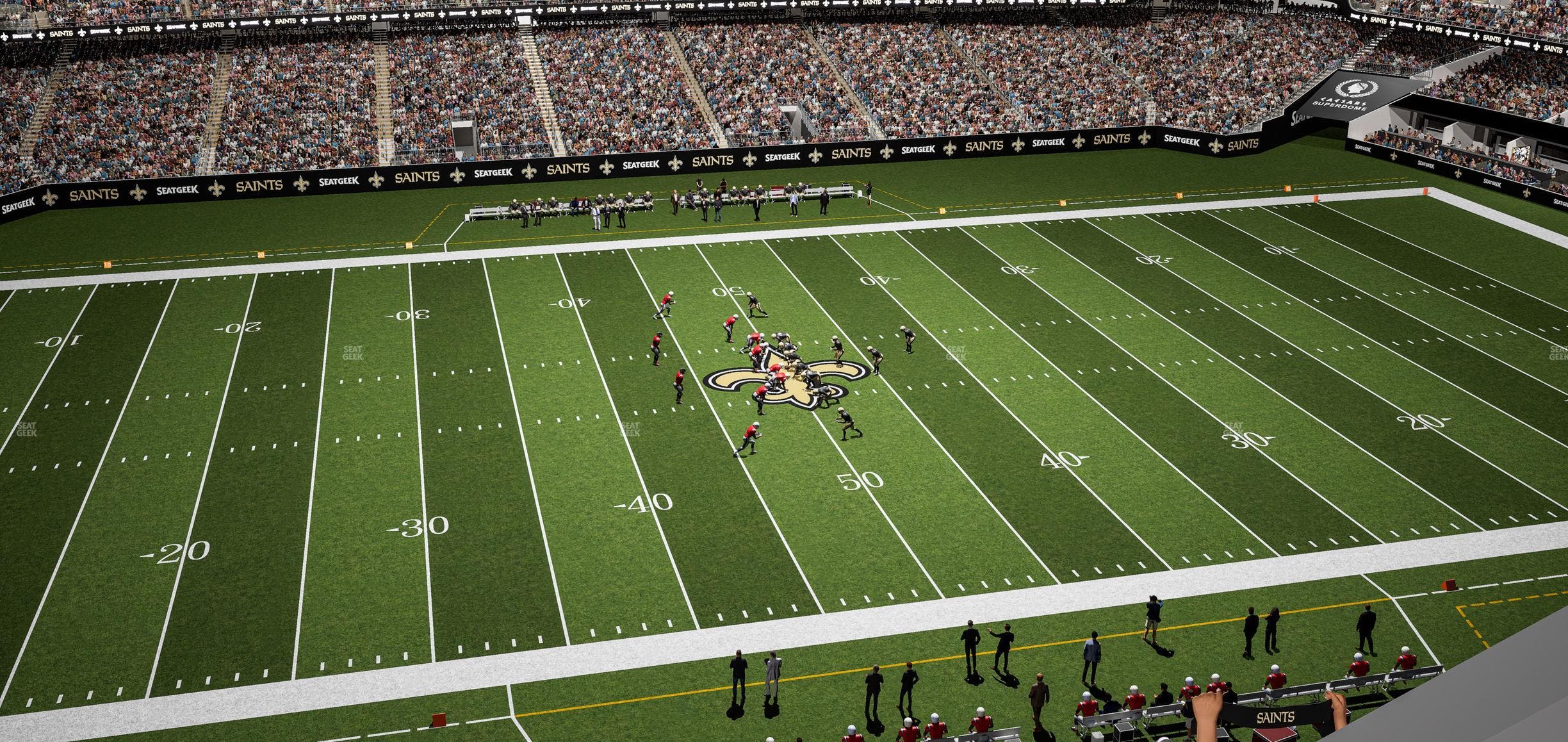 Caesars Superdome - Section 519 Seat View