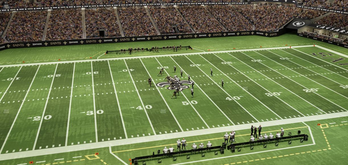 Caesars Superdome - Section 519 Seat View