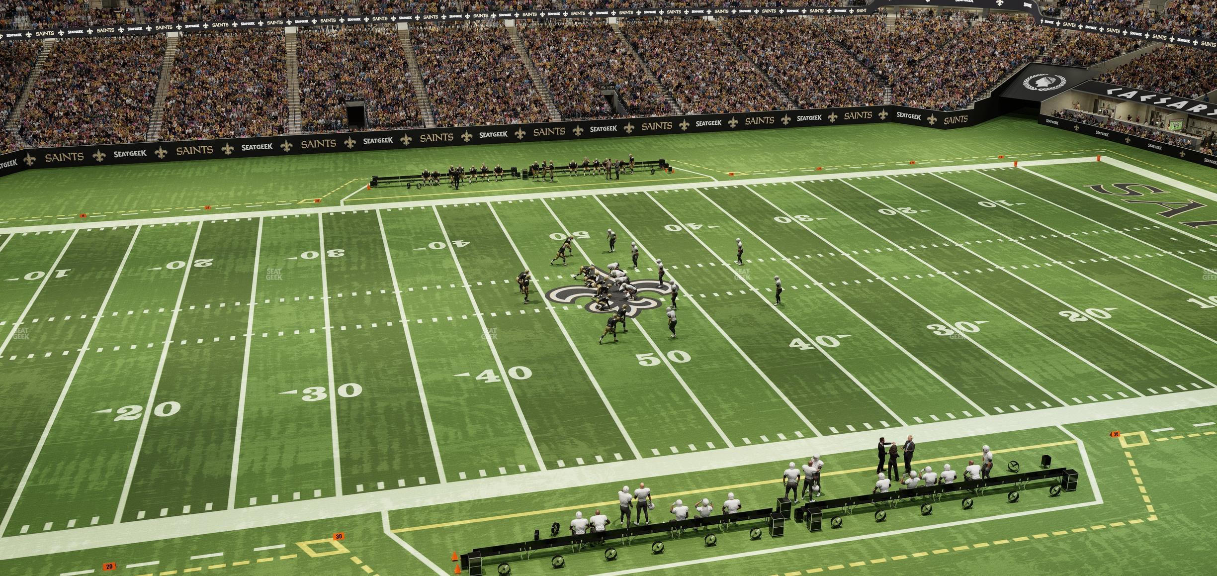 すーぴー様　オーダーページ Caesars Superdome - Section 519 Seat View | SeatGeek