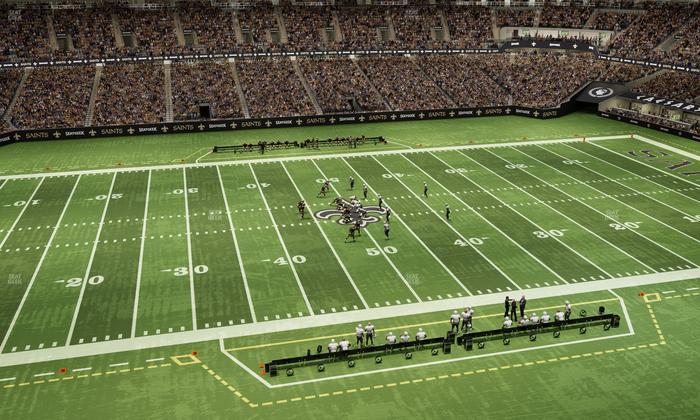 Caesars Superdome - Section 519 Seat View